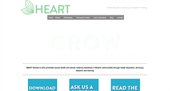 Desktop Screenshot of heartwomenandgirls.org