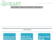 Tablet Screenshot of heartwomenandgirls.org